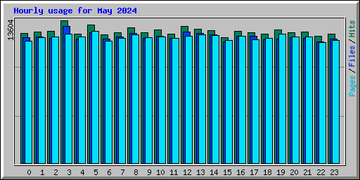 Hourly usage for May 2024